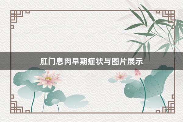 肛门息肉早期症状与图片展示